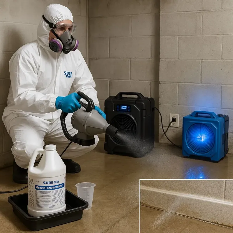 Sanitization and Odor Removal process in Acton, CA